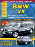 BMW X5 (БМВ ИКС5). Руководство по ремонту, инструкция по эксплуатации. Модели с 1999 по 2006 год выпуска, бензиновые и дизельные двигатели