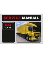 DAF CF 75 (ДАФ СФ 75). Инструкция по эксплуатации и техобслуживанию. Модели, оборудованные дизельными двигателями