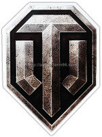 Автомобильная наклейка "Мир танков" (логотип)