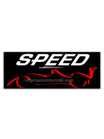 Автомобильная наклейка "Speed"