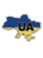 Автомобильная наклейка "Страна Украина"