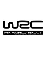 Автомобильная наклейка " WRC"