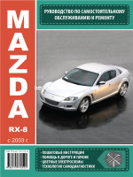 Mazda RX-8 (Мазда РХ-8). Руководство по ремонту, инструкция по эксплуатации. Модели с 2003 года выпуска, оборудованные бензиновыми двигателями