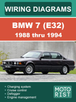 BMW 7 (БМВ 7). Электросхемы. Модели с 2010 по 2014 год выпуска, оборудованные бензиновыми двигателями