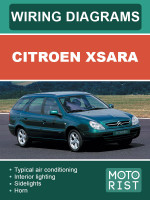 Citroen Xsara (Ситроен Ксара). Цветные электросхемы. Модели, оборудованные бензиновыми двигателями