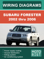 Subaru Forester (Субару Форестер). Электросхемы. Модели с 2003 по 2008 год выпуска, оборудованные бензиновыми двигателями