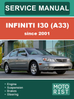 Infiniti I30 (Инфинити Ай30). Руководство по ремонту, инструкция по эксплуатации. Модели с 2001 года, оборудованные бензиновыми двигателями
