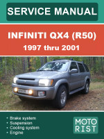 Infiniti QX4 (Инфинити КХ4). Руководство по ремонту, инструкция по эксплуатации. Модели с 1997 по 2001 год, оборудованные бензиновыми двигателями