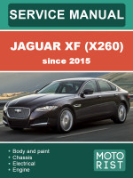 Jaguar XF (X260) (Ягуар ХФ (Х260)). Руководство по ремонту, инструкция по эксплуатации. Модели с 2015 года, оборудованные бензиновыми и дизельными двигателями