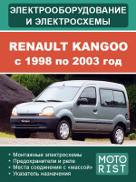 Renault Kangoo (Рено Кенго). Электрооборудование и электросхемы. Модели c 1998 по 2003 год, оборудованные бензиновыми двигателями
