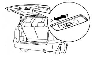 Освещение багажного отделения Mitsubishi Chariot