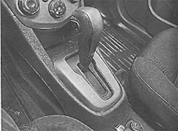 Селектор режимов работы автоматической коробки передач Chevrolet Aveo