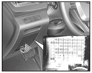 Панель предохранителей Hyundai Sonata LF