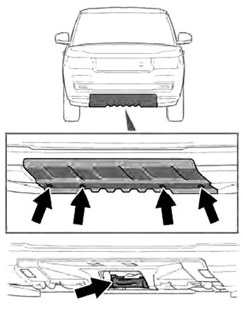 Передняя буксировочная проушина Range Rover с 2013 года